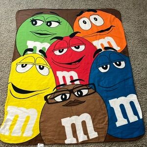 M&M throw blanket